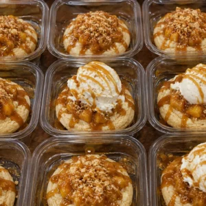 Nana’s Sticky Peach Cobbler Cookie
